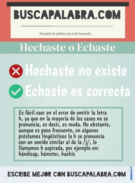 hechaste o echaste|Echar vs. Hechar in Spanish 